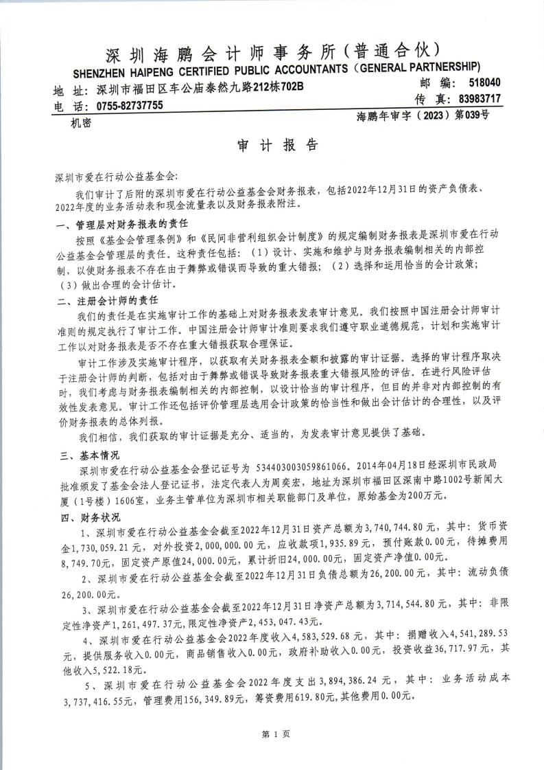 2022年度审计报告