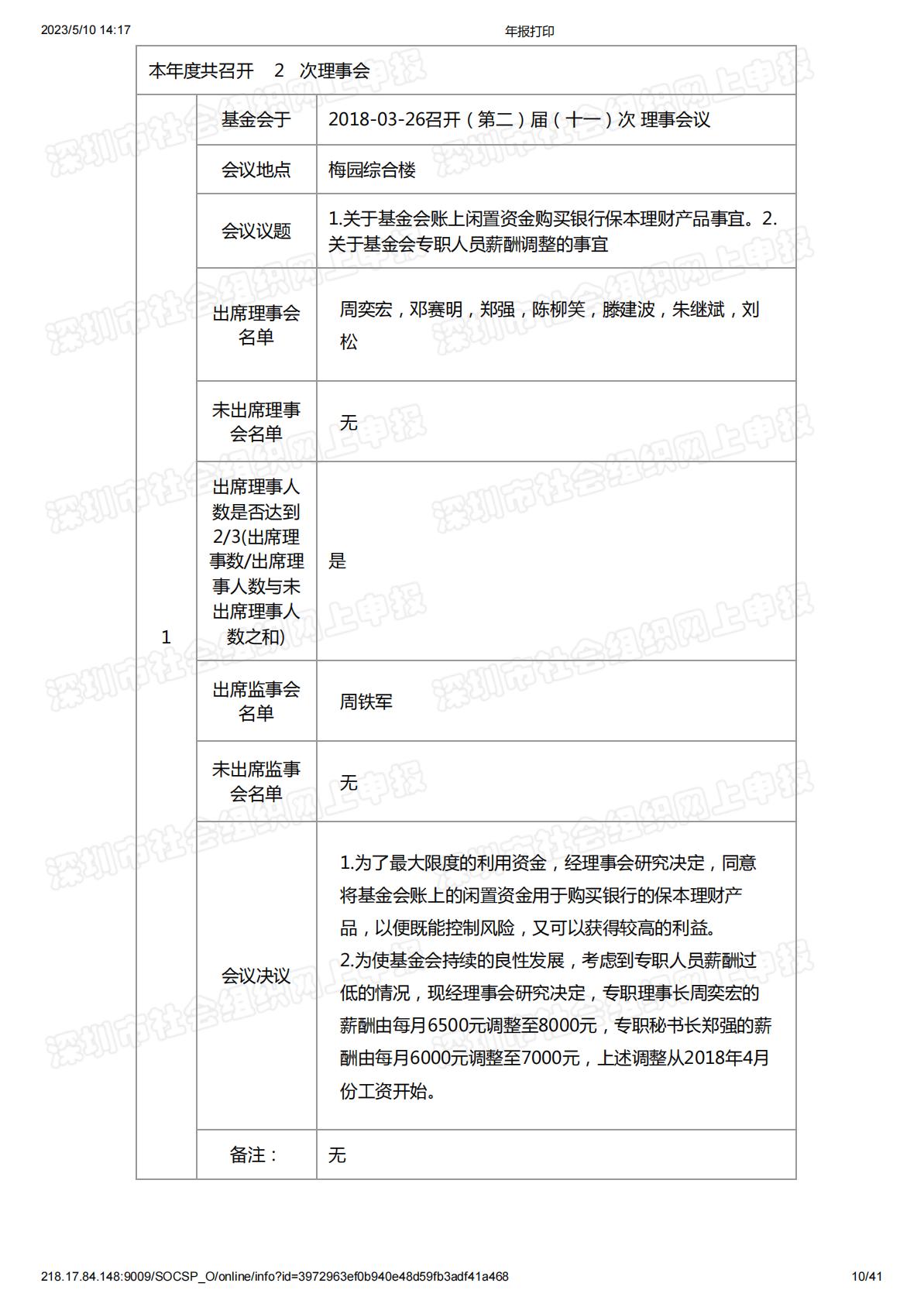 2018年度工作报告