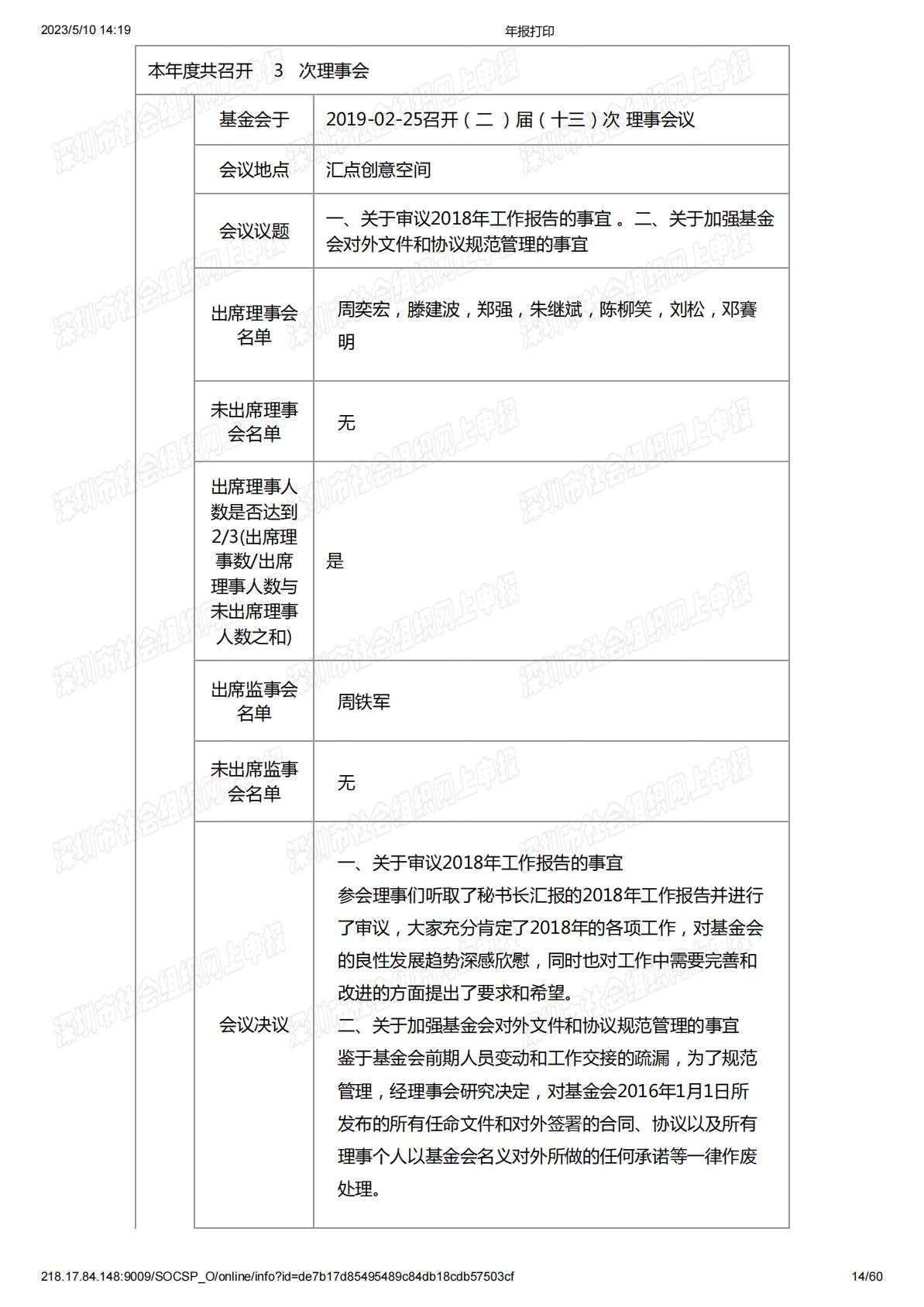 2019年度工作报告