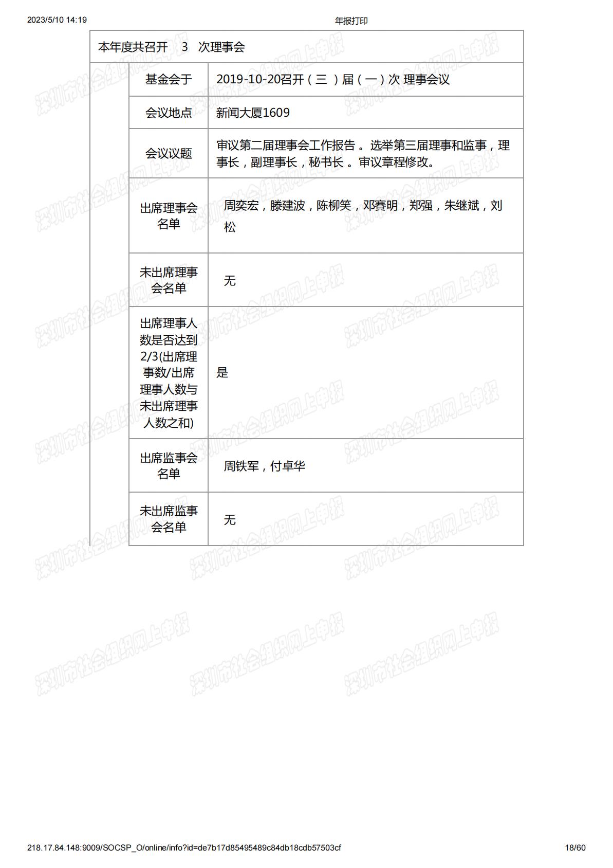 2019年度工作报告