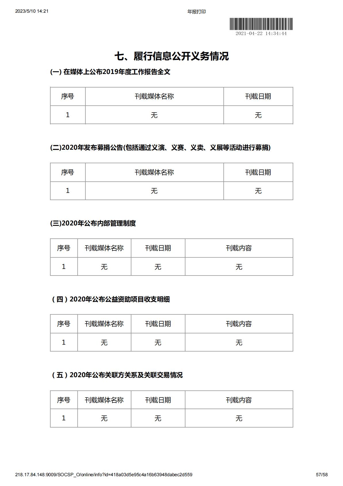 2020年度工作报告