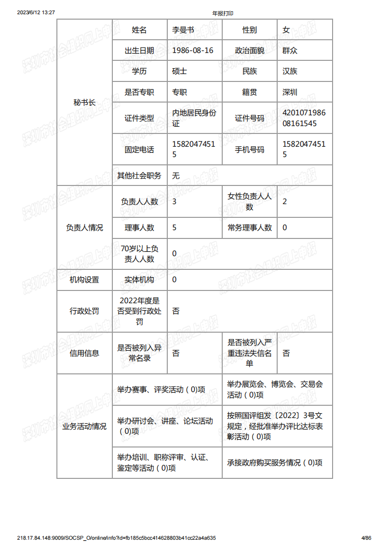 基金会2022年度工作报告书