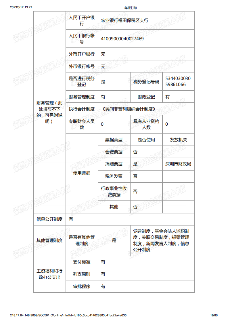基金会2022年度工作报告书