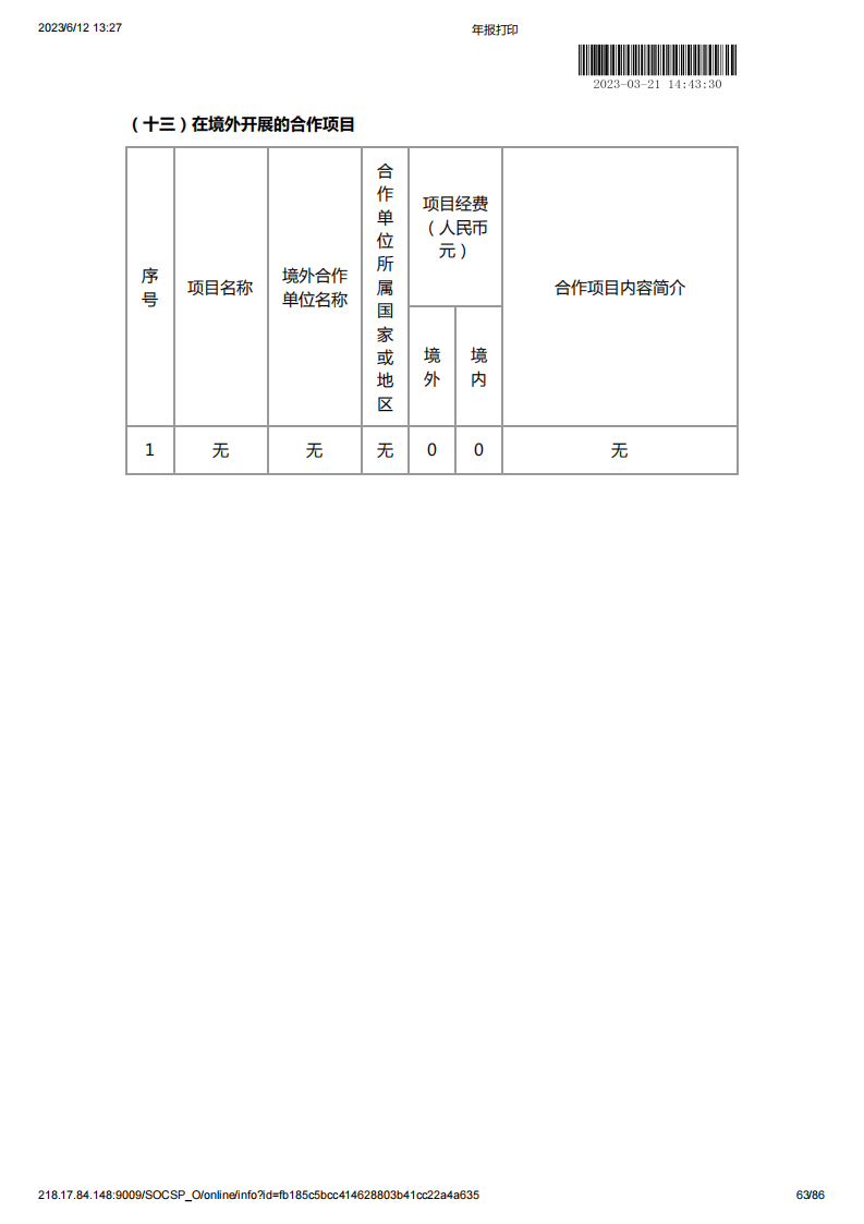 基金会2022年度工作报告书