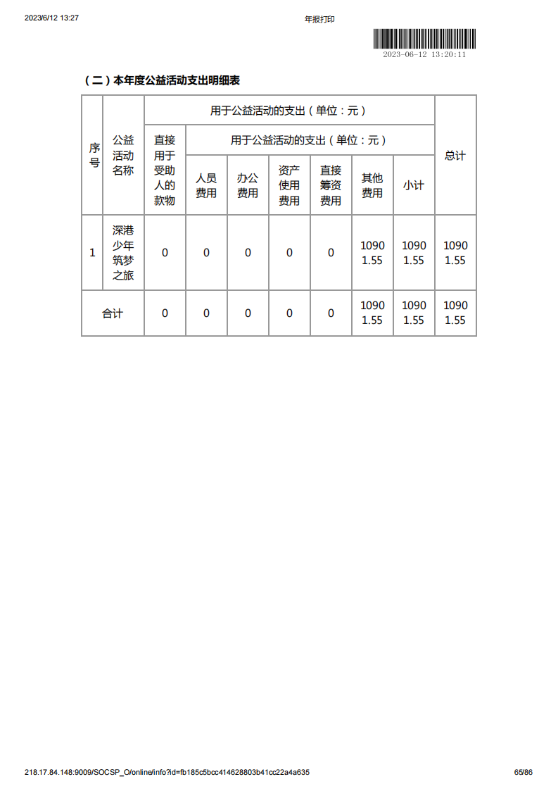 基金会2022年度工作报告书